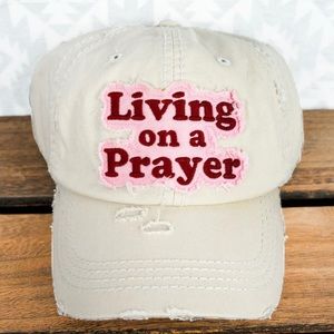 Living on a Prayer ball cap